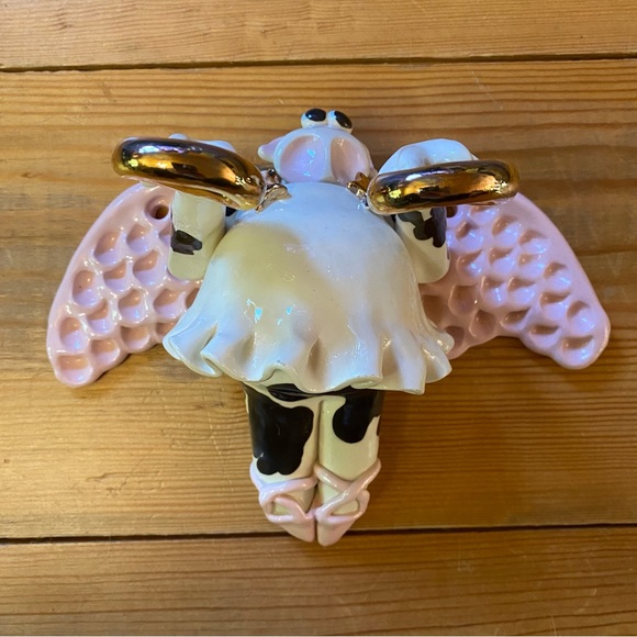 💰3 for $20 - Ceramic Wall Tooth Brush Cow Holder - Picture 1 of 8